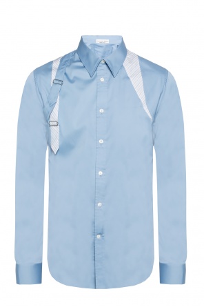 Shirt with sewn-on stripes, zdjęcie 1 Shirt with sewn-on stripes od Alexander McQueen